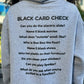 Black Card Hoodie